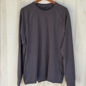 James Perse Classic long sleeve grey shirt size 4 (XL)